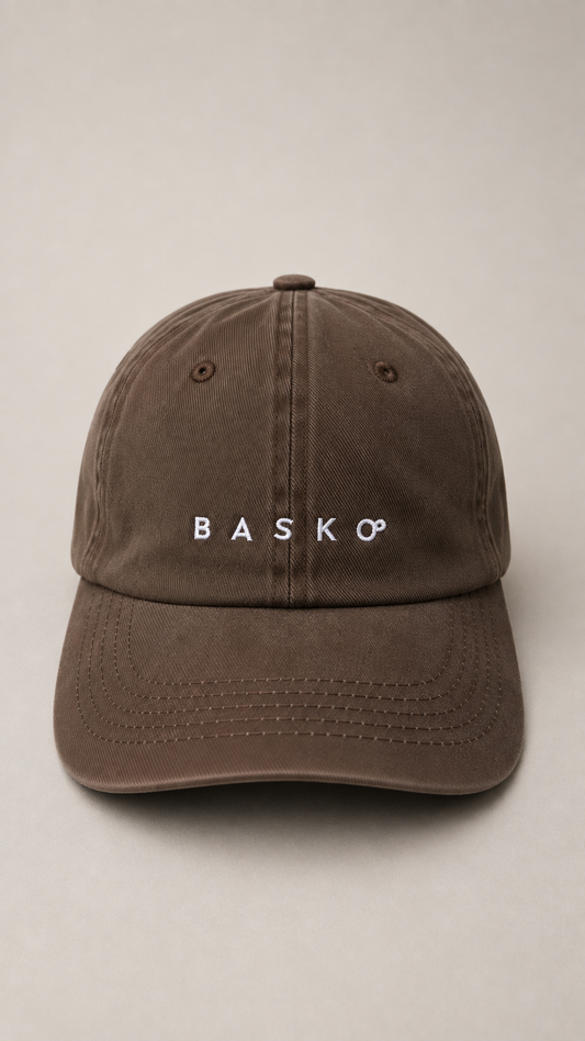 BASKO LOGO CAP • BROWN