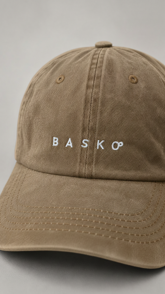 BASKO LOGO CAP • BEIGE