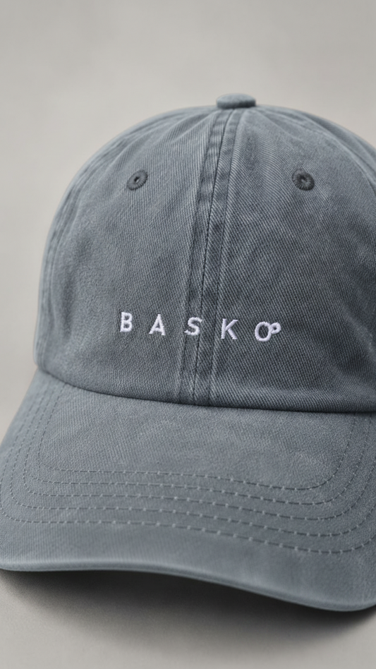 BASKO LOGO CAP • GREY