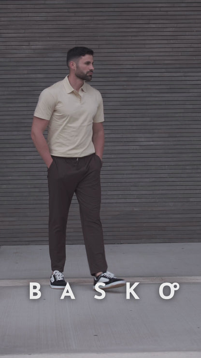 POLO • MANGA CORTA • BEIGE