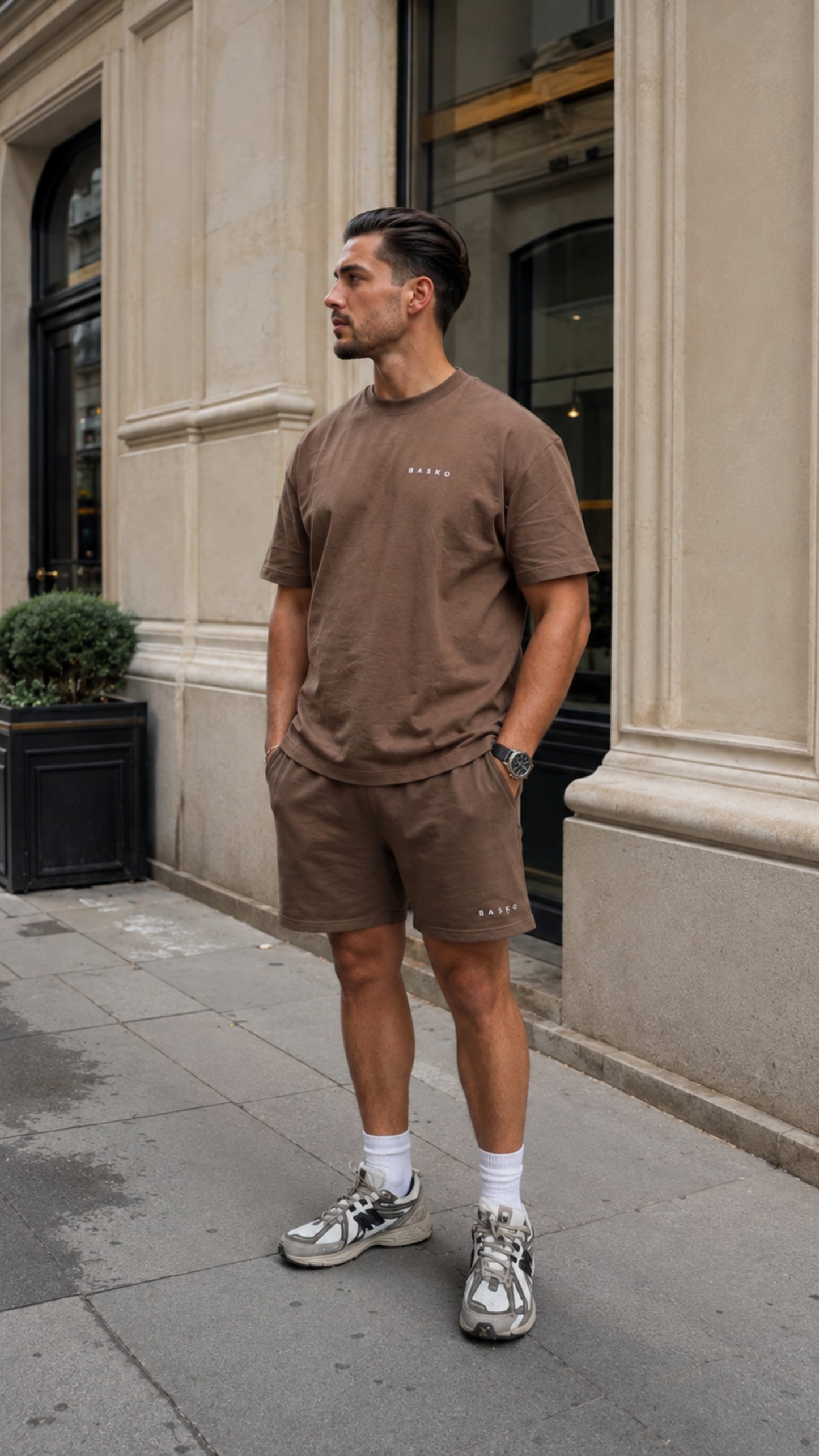 BASKO LOGO • SUMMERSET • BROWN